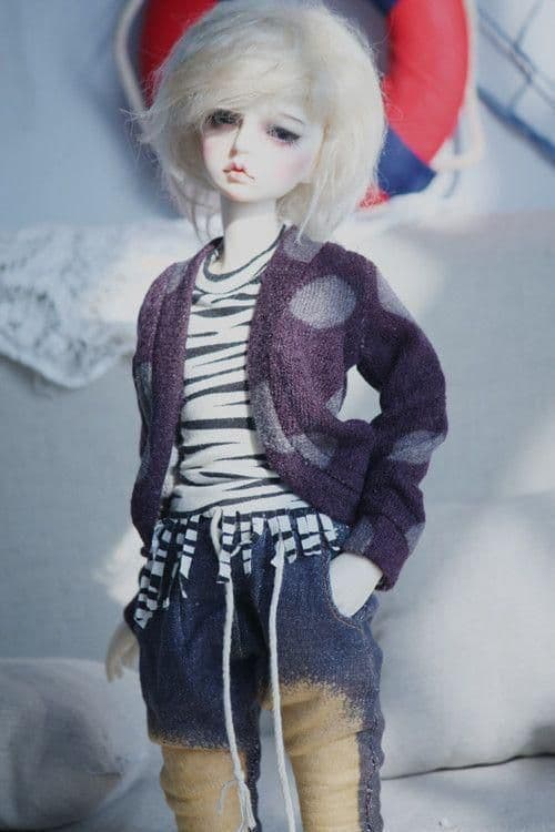 E38 BJD ドール衣装 1/4 ワンピース フルセット　 ハンドメイド