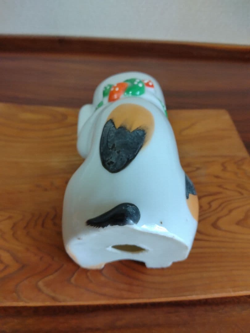 招き猫 陶器製 置物 縁起物