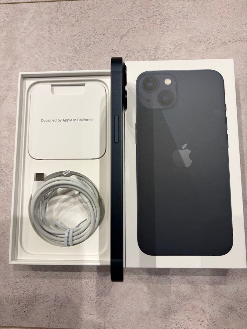 【美品】iPhone13 128GB ミッドナイト SIMフリー