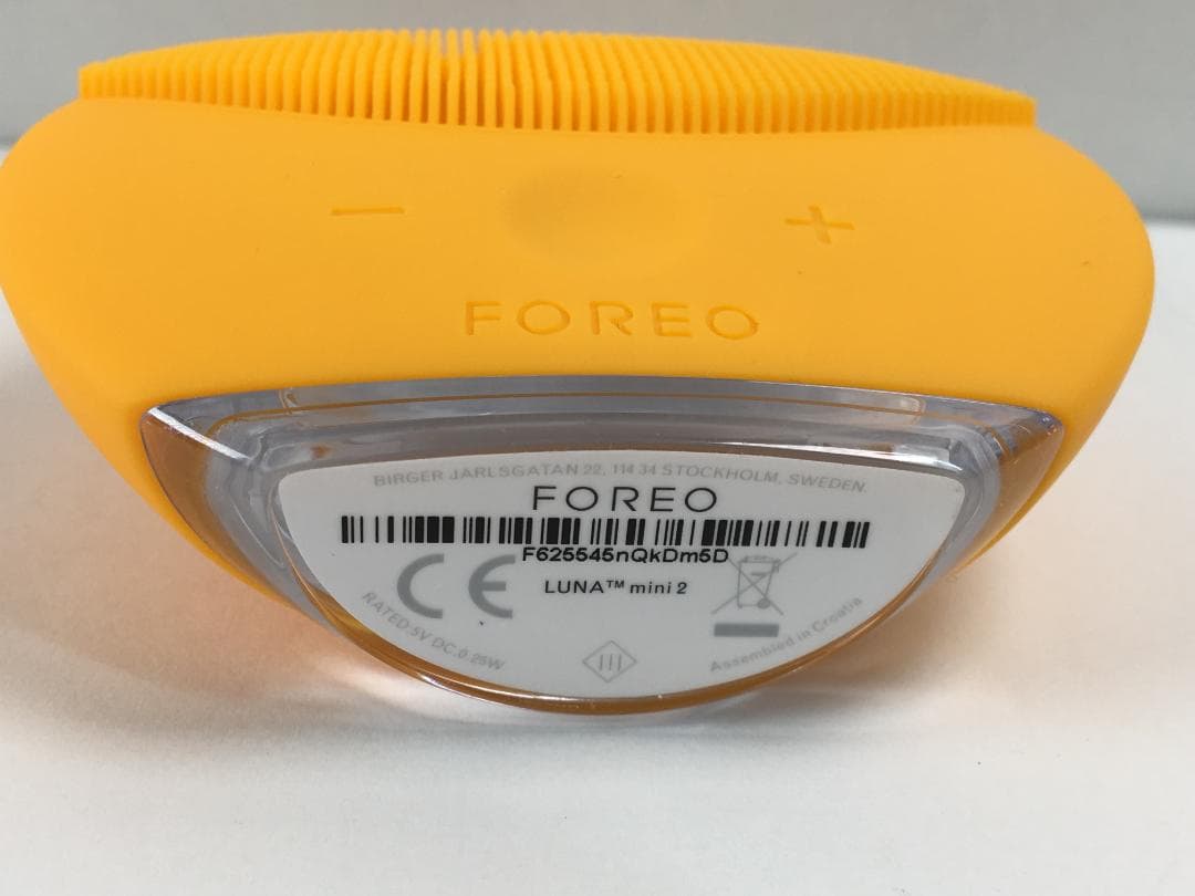 新品同様　FOREO　LUNAmini2　電動洗顔　クレンジングブラシ　イエロー