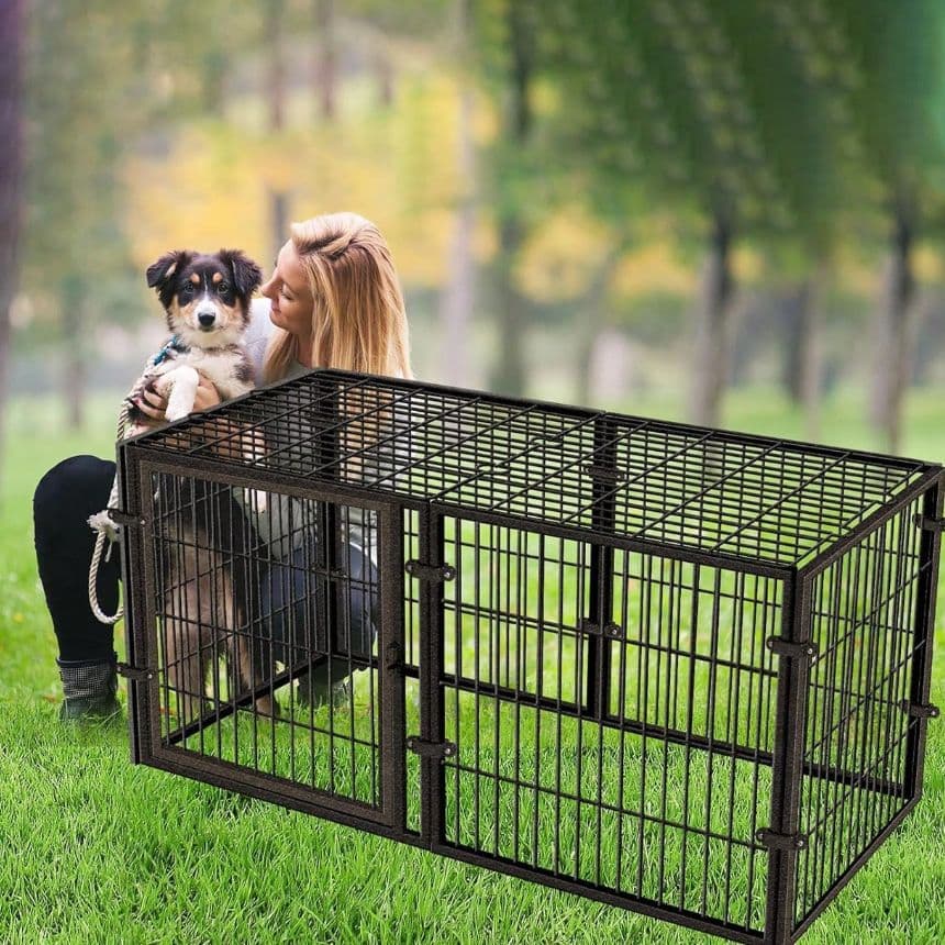 ペットサークル 金属製 120cm x 70cm x 60cm