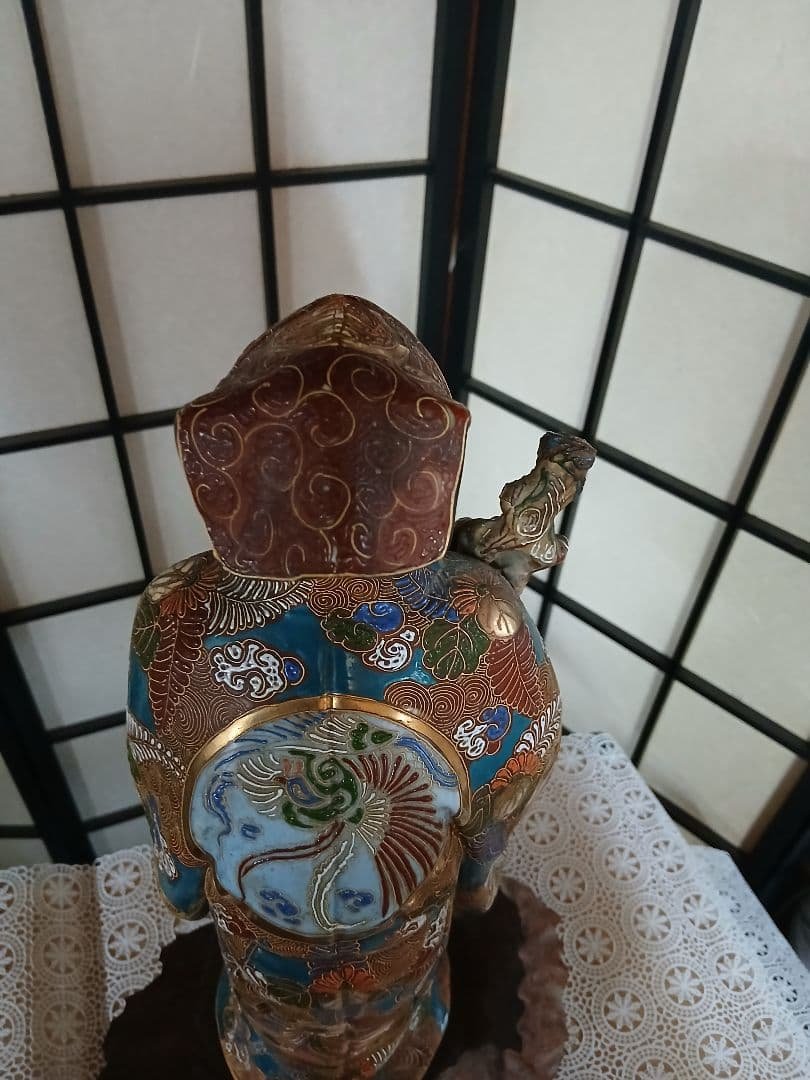 九谷焼で作られた七福神の一柱、寿老人