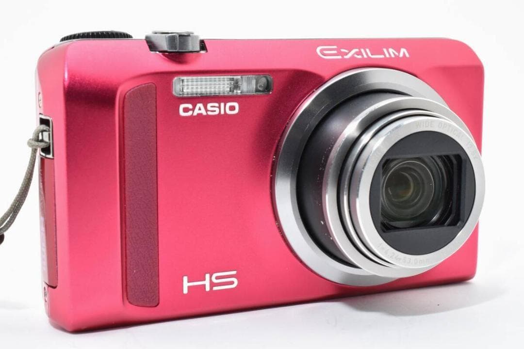 極美品　カシオ　CASIO EXILIM EX-ZR500 レッド ＃A520