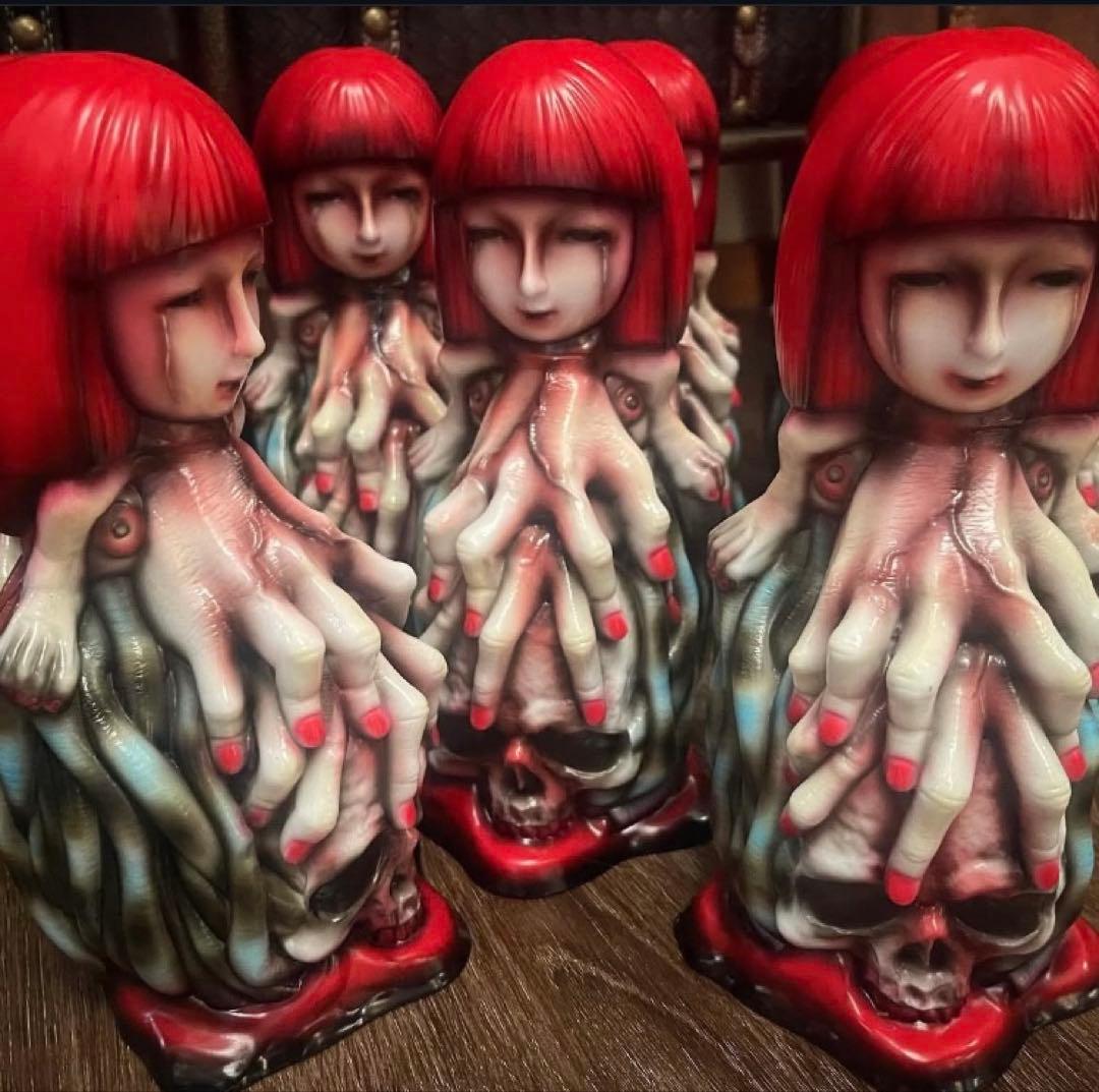 早い者勝ち‼️かっこわらい雑貨店 エリザベス Elizabeth 赤髪 ソフビ