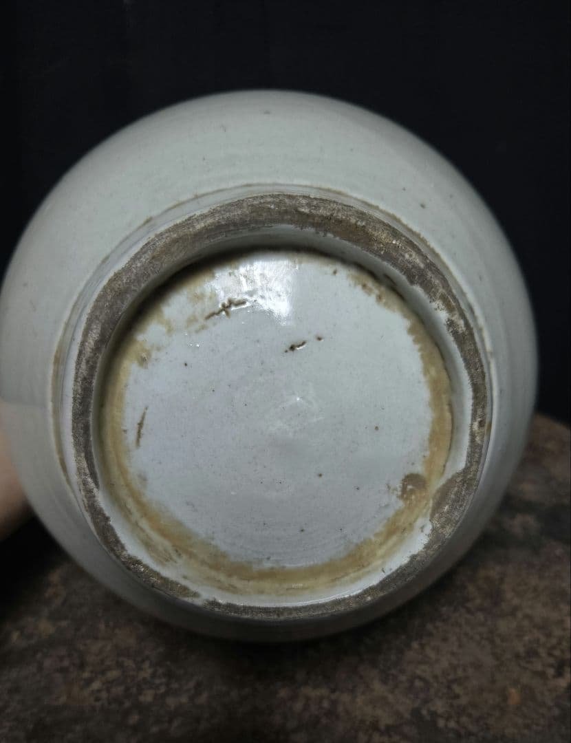 大特価　詳細不明確か古伊万里？白色陶器製ボトル型花瓶オブジェインテリア骨董市