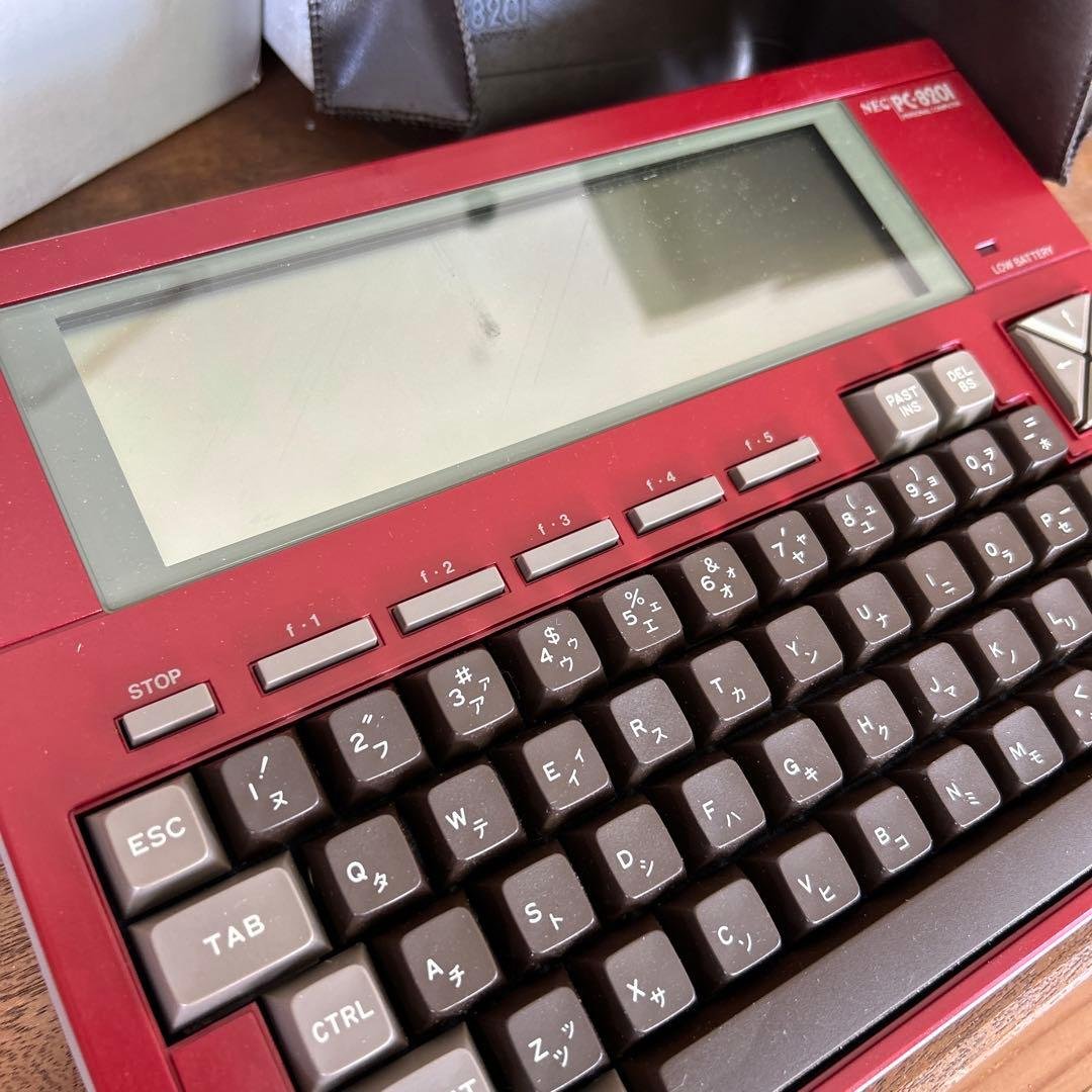 【貴重✨️】NEC PC-8201｜1983年製｜日本初期モバイル機の名機