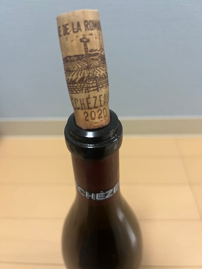 美品 DRC ÉCHEZEAUX 2020 ワイン空ボトル コルク付き