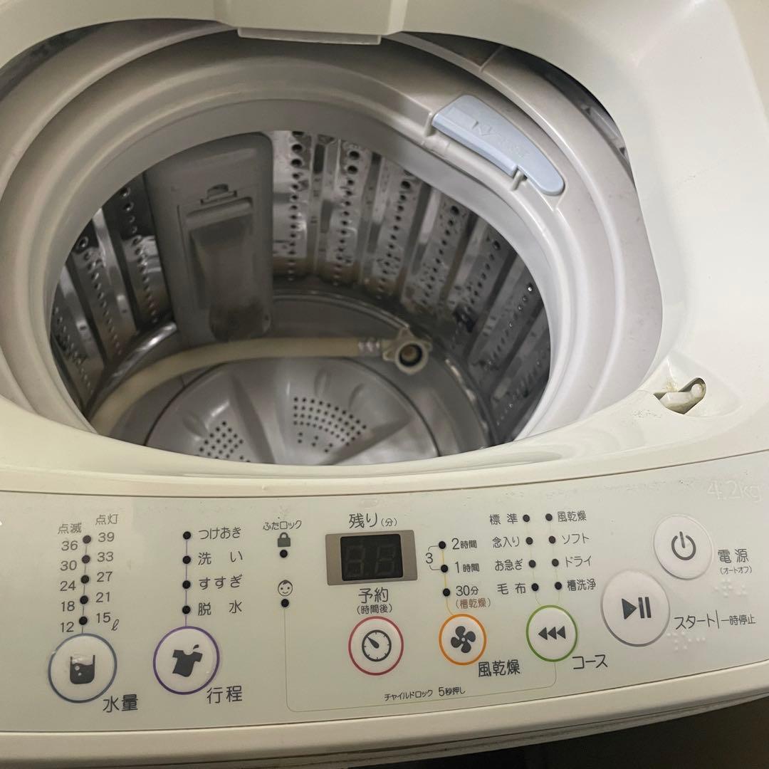 【伊丹引取1000円】ハイアール4.2Kg 全自動洗濯機　JW-K42H