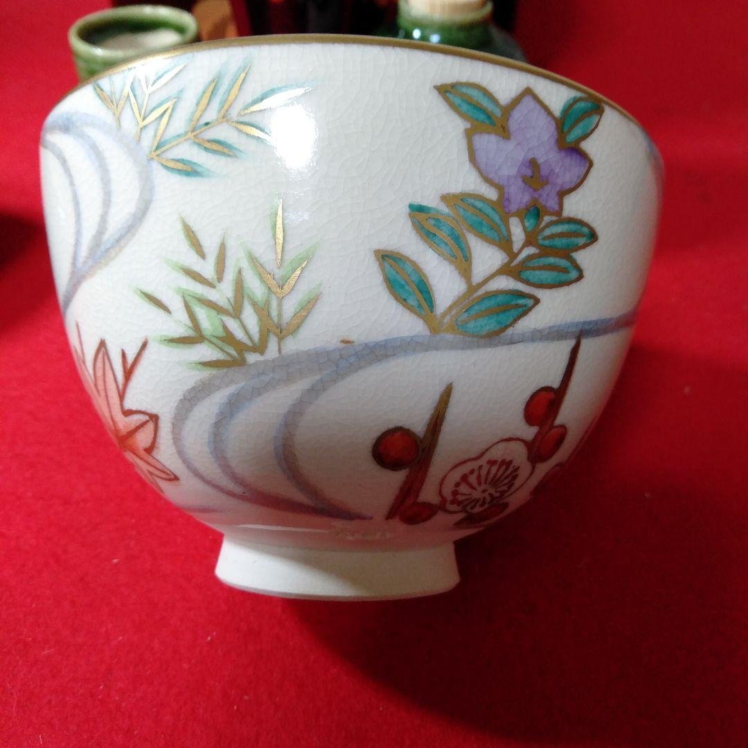 高台寺蒔絵入　溜塗利休茶箱　美品