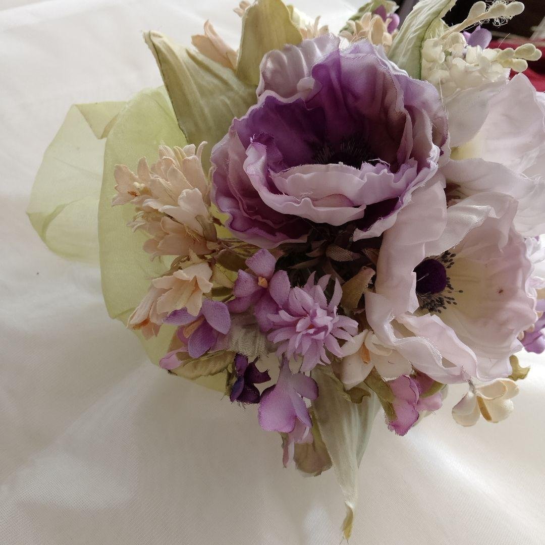 布花作品♡アネモネ♡小花♡花束