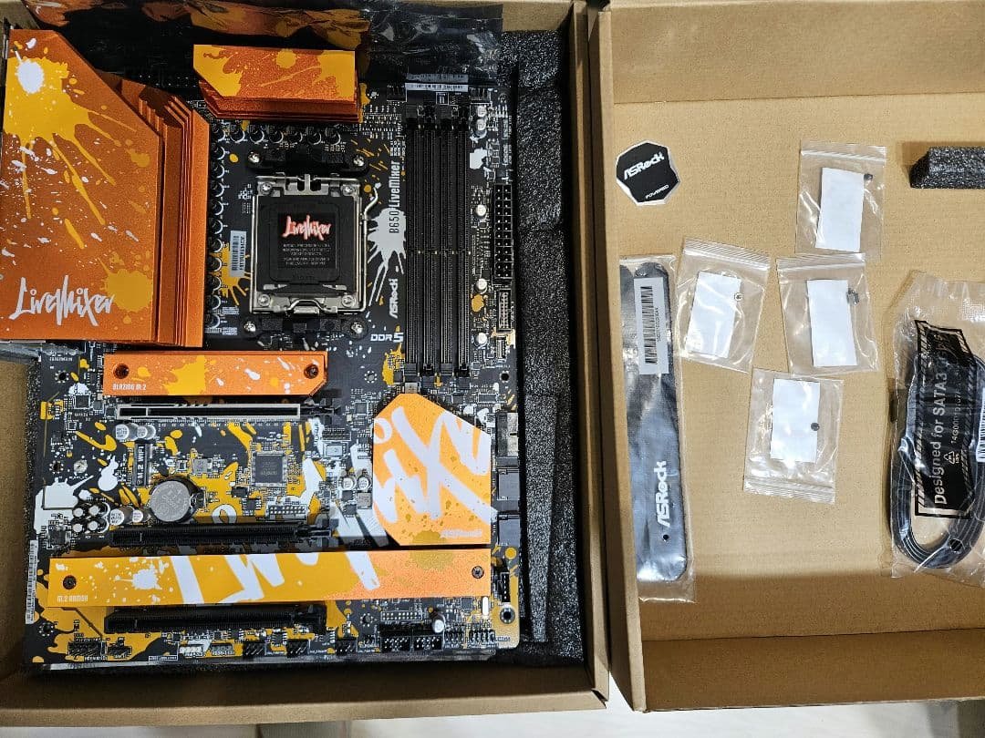 CPU Asrock B650 livemixer & AMD Ryzen 7700