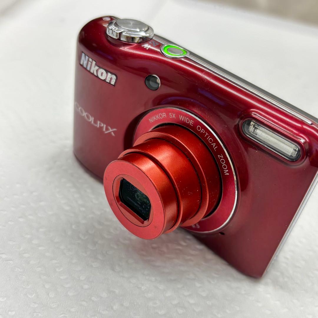 【動作確認済み】Nikon COOLPIX コンパクトデジタルカメラ レッド