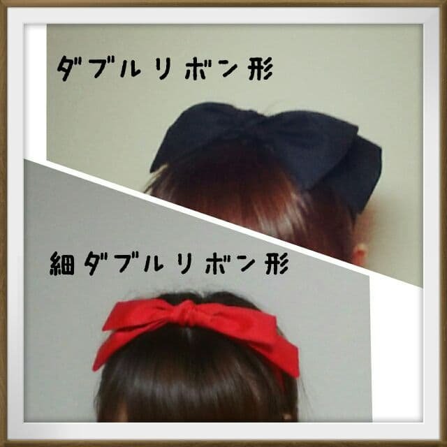 在庫わずか♪デニム風生地★リボンヘアバンド★