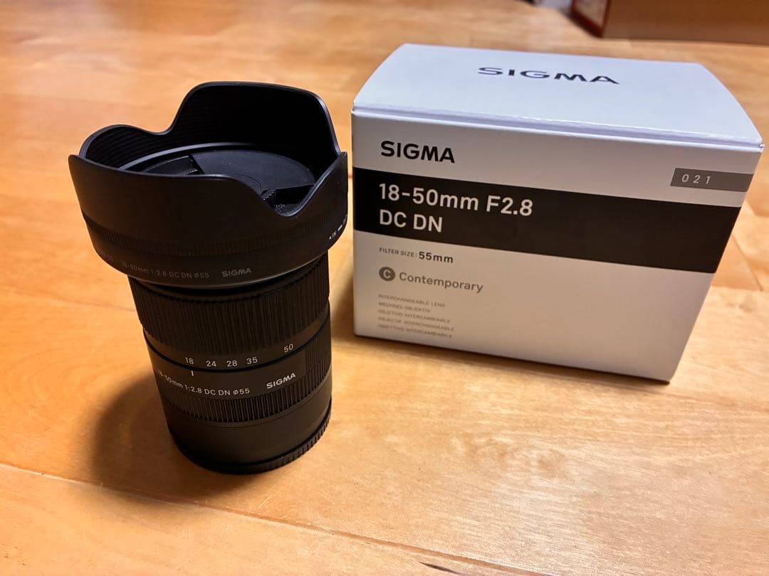 良品 SIGMA 18-50mm DN F2.8 ND付 Sony Eマウント