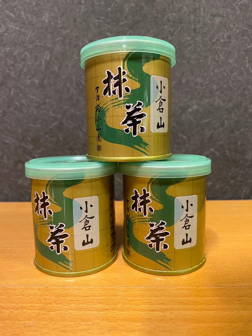 山政小山園　抹茶 小倉山　30g×3本　 (賞味期限　2026年05月)
