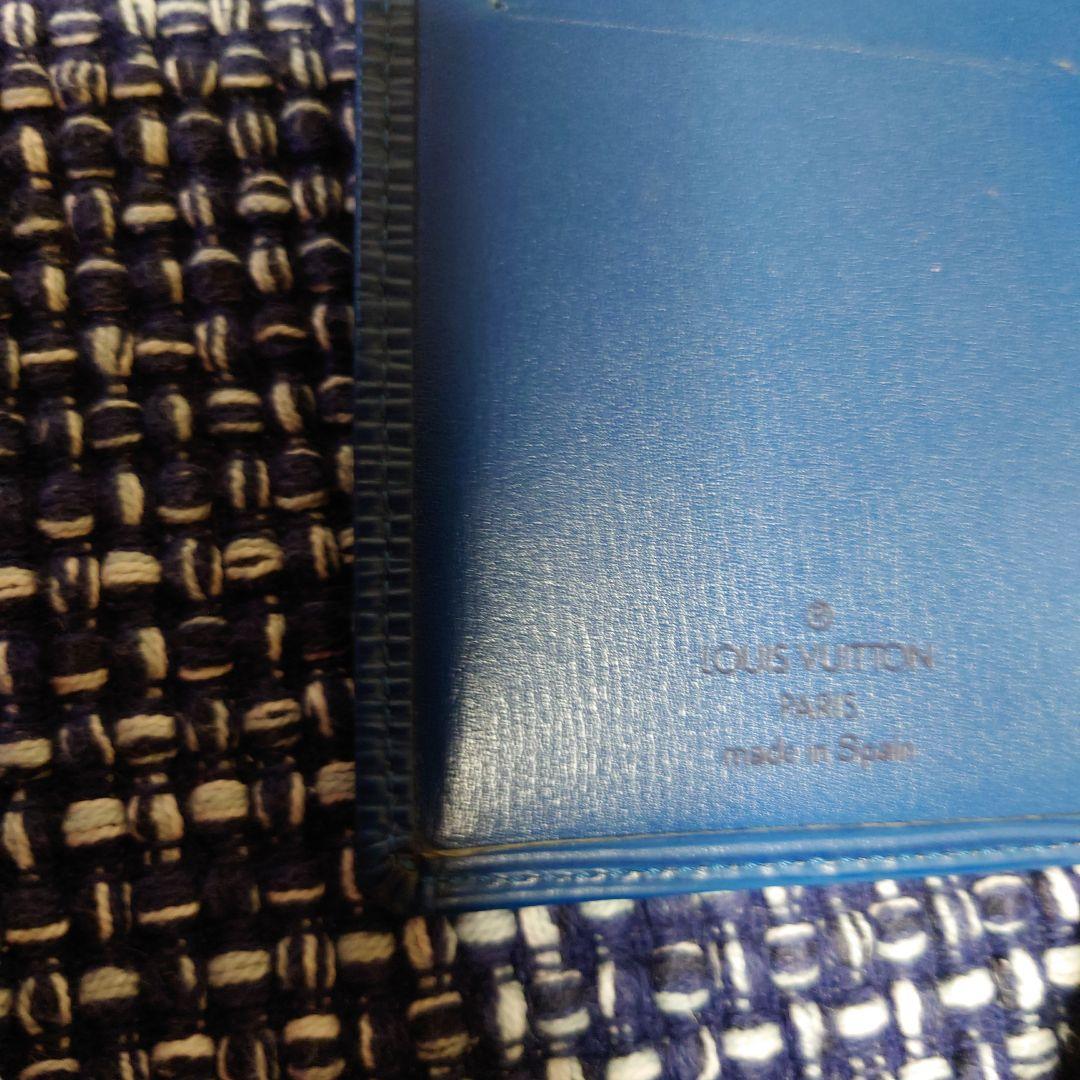 Louis Vuitton　 青　 エピ　スケジュール帳