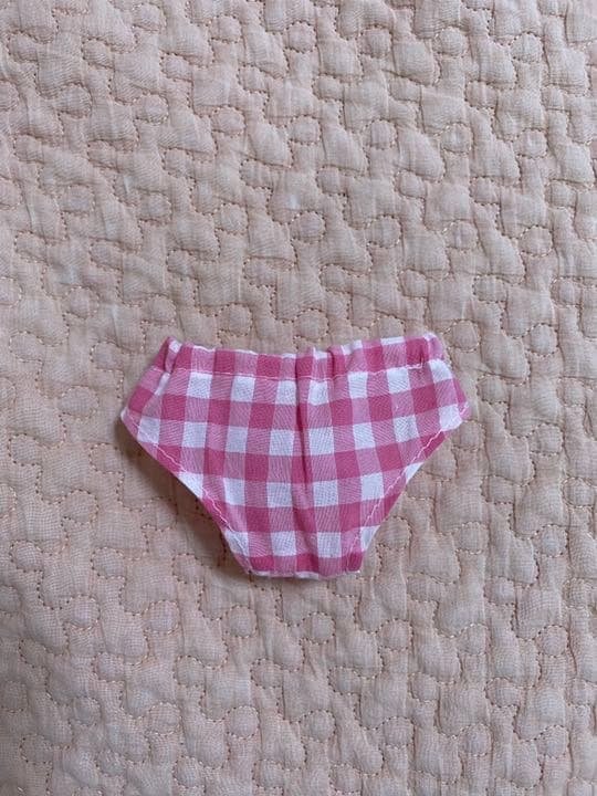 ハンドメイド　ソランちゃん　パンツ　ギンガムチェック