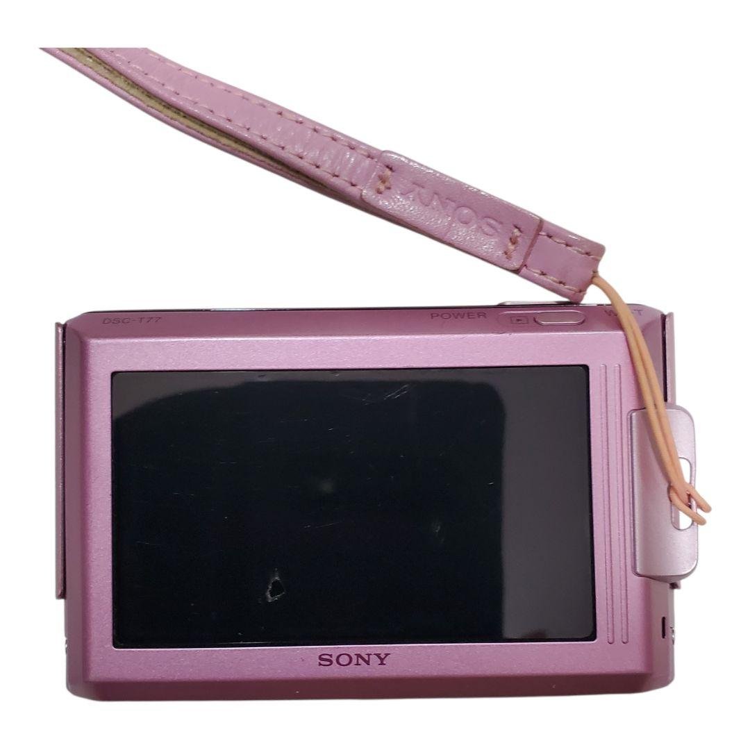 Cybershot/サイバーショット/DSC-T77/sony/ピンク/コンデジ