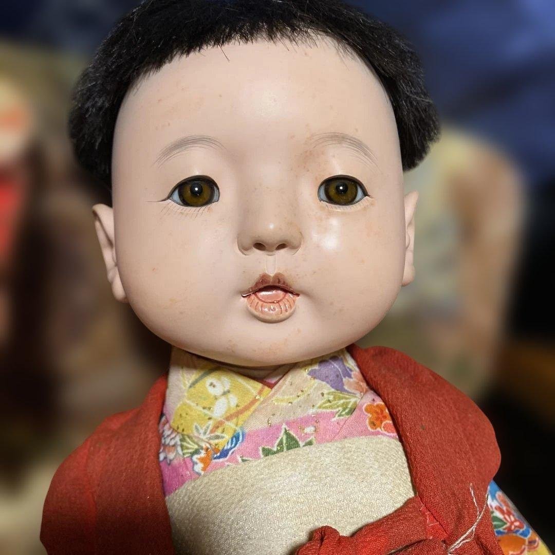 樫村瑞観 ２体　おさな人形　はいはい人形　赤ちゃん人形　昭和初期から中期