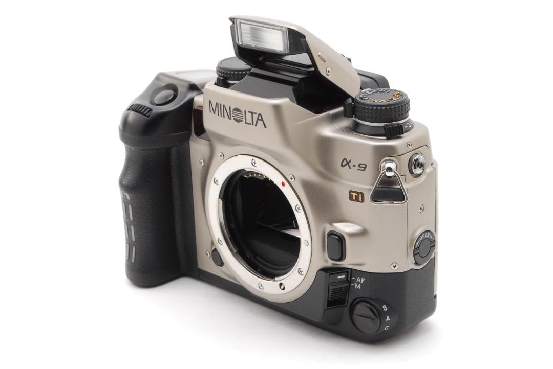 【美品 レア】 ミノルタ MINOLTA α-9 Ti チタンモデル レンズ