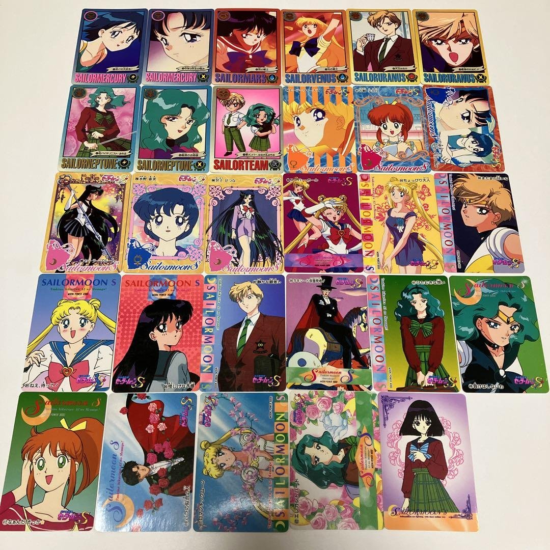 セーラームーン カード カードダス キラカード ホロカード ノーマル まとめ売り
