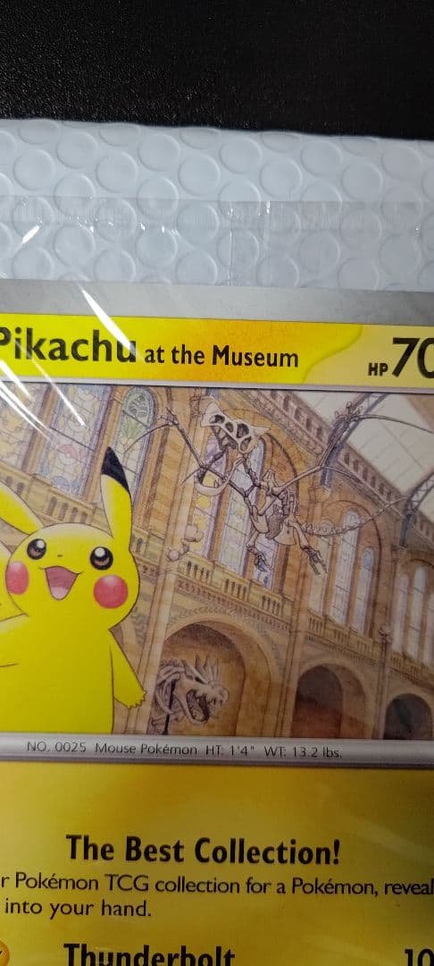 Pikachu at the Museum ピカチュウ　博物館　プロモ　未開封