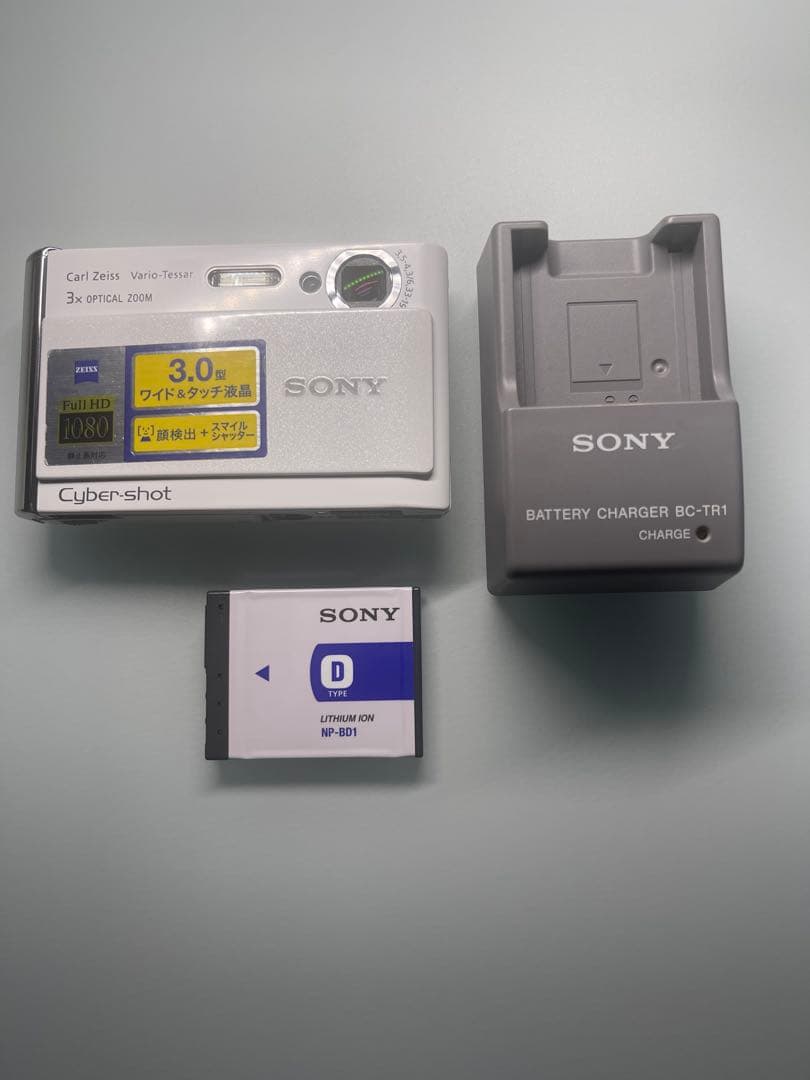 SONY Cyber-shot DSCーT70ホワイトデジタルカメラ