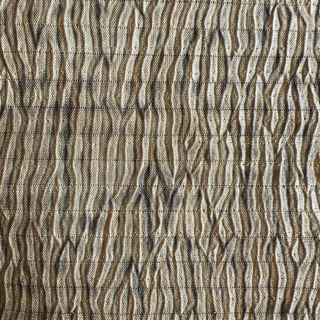 6082◆アンティーク名古屋帯生成り淡い藍染絞染蜂露草手刺繍逸品コレクション