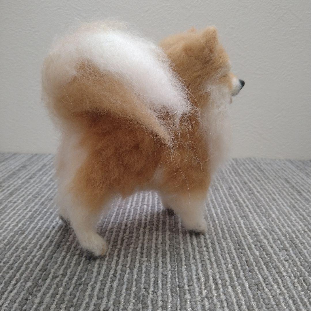 ポメラニアン 羊毛フェルト ぬいぐるみ