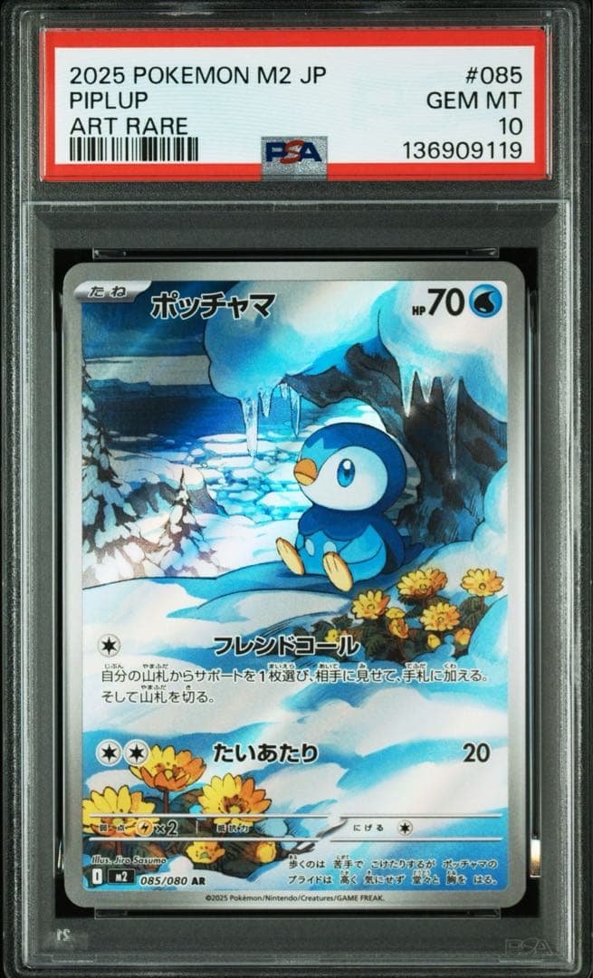 【PSA10】3連番 ポッチャマ AR