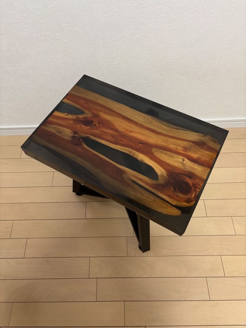 レジンテーブル　サイドテーブル　天板のみ　ハンドメイド　45×30cm