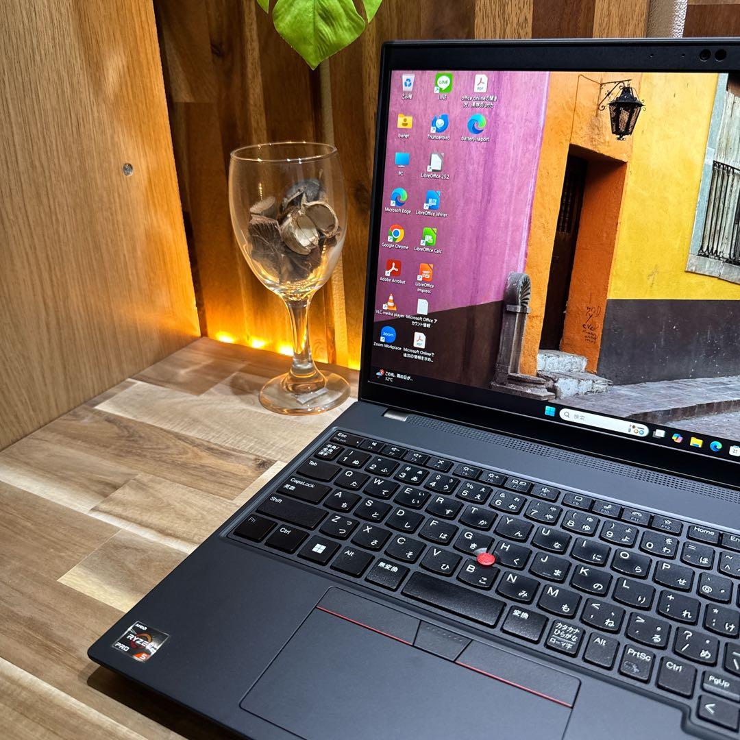 準美品‼️ThinkPad L15☘Ryzen 5☘メモリ16GB☘ノートパソコン