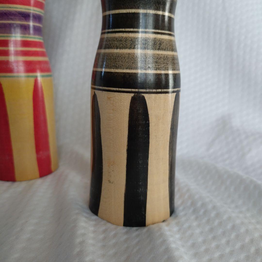 【名工】弥治郎系 伝統こけし 新山久城 高さ約25cm 味わい深いヴィンテージ品