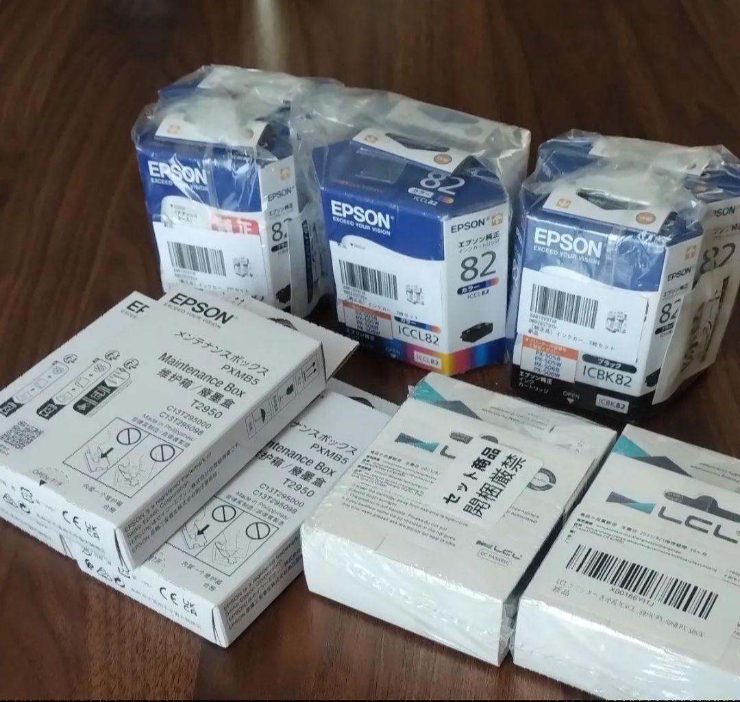 新品未使用 EPSON ICBK82 ICCL82 PXMB5 洗浄液 セット
