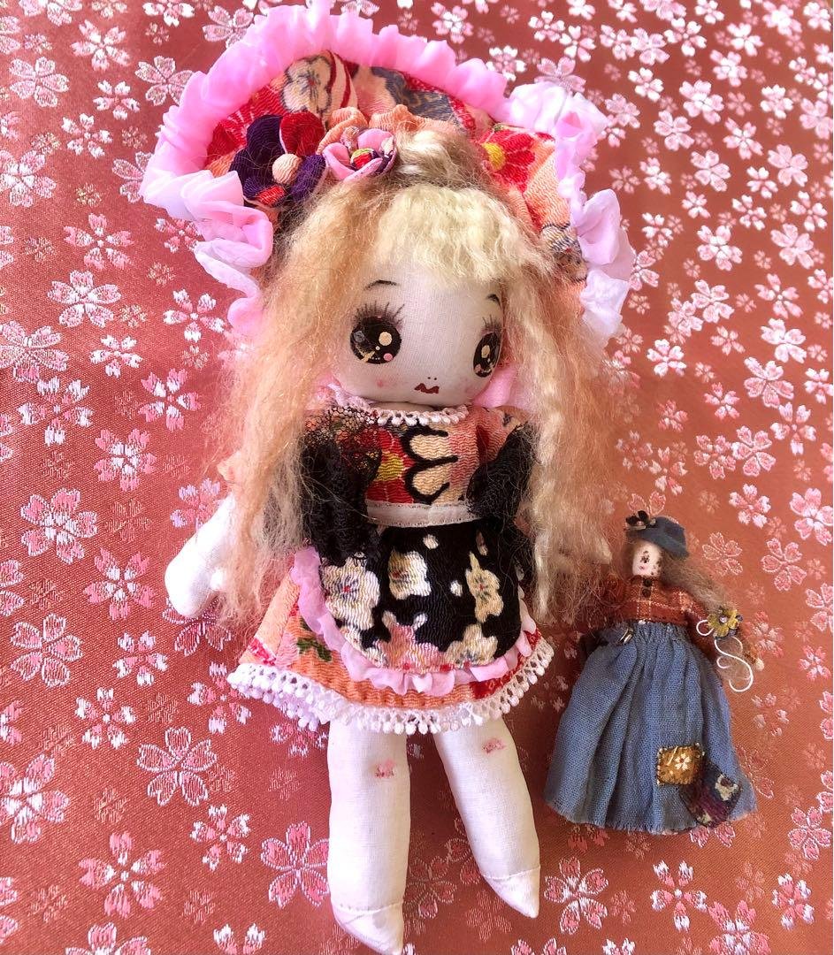 ＊まりこ様♡専用♡ボンネット乙女♡創作文化人形約25cm着せ替え4点セット＊