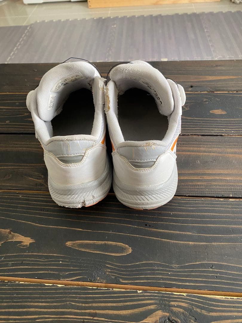 ASICS 安全靴 ホワイト/オレンジ