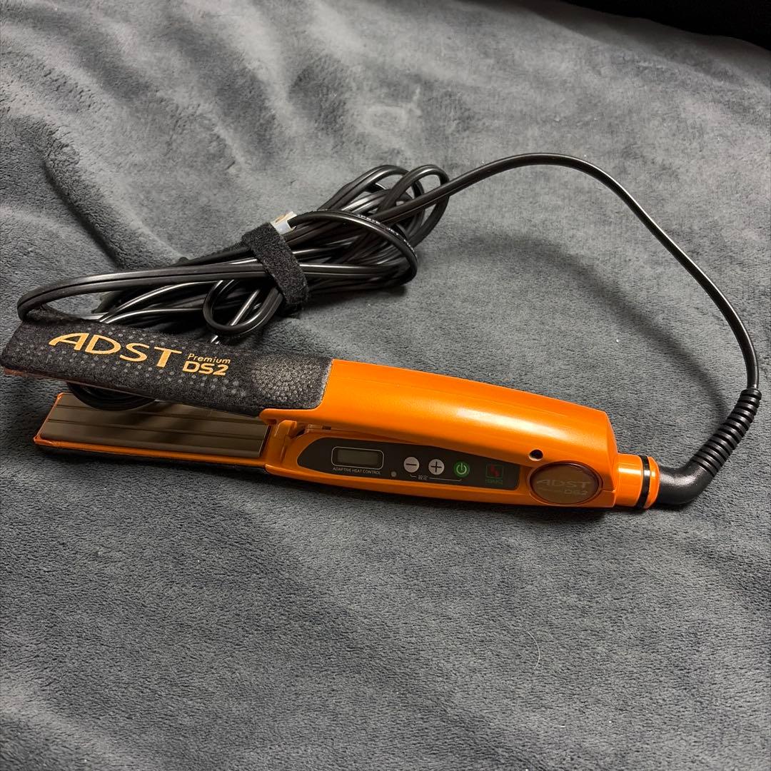 極美品　ADST DS2 ストレートヘアアイロン オレンジ